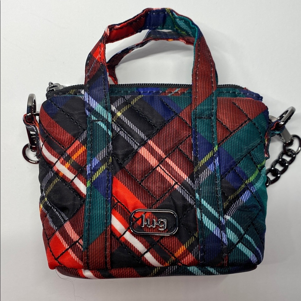 Rare Lug Go Go Pouch/Keychain-Tartan Plaid